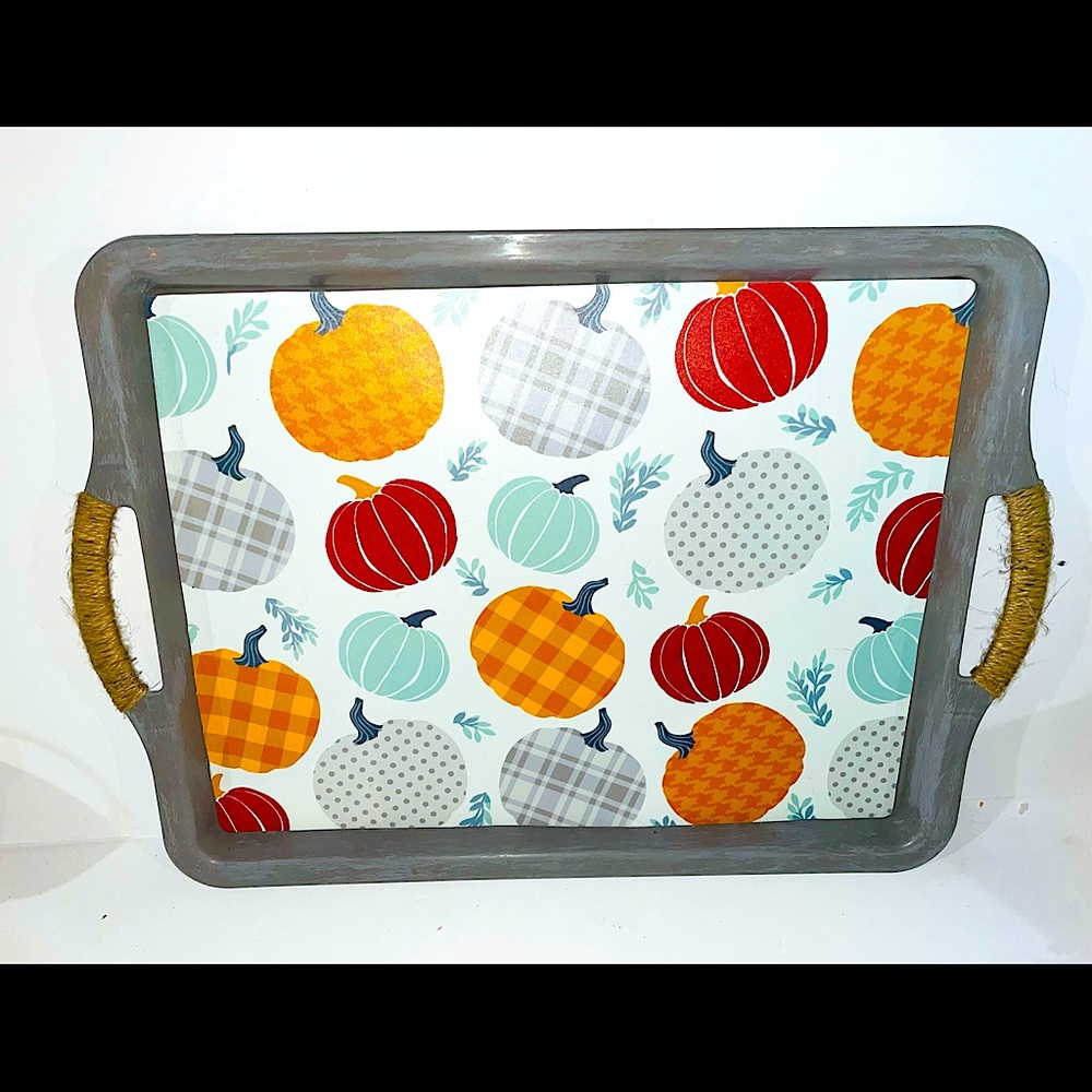 Farmhouse Tray Fall Tray Pray Tray